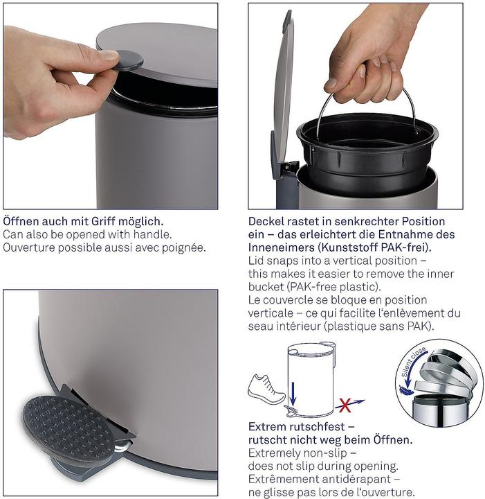 Produktbild Kela Kosmetikeimer Mats Edelstahl (5 l)