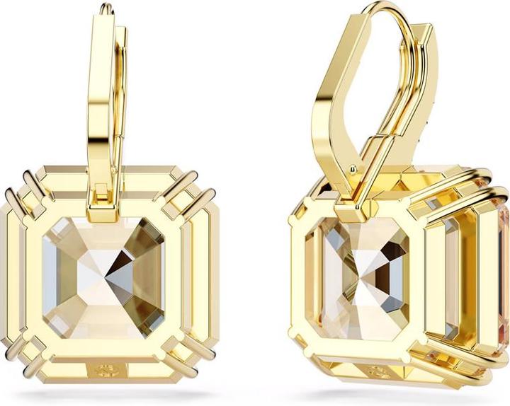 Actual product image Swarovski Millenia Drop Ohrhänger Verschiedene Schliffe Karamell Goldlegierungsschicht (Swarovski Metal)