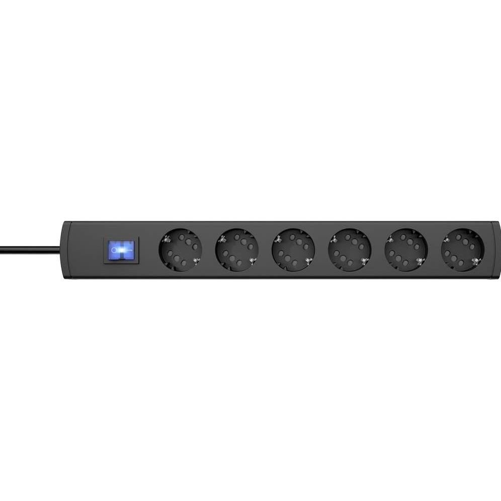 Kopp, Steckdosenleiste, 234105009 Innenraum 12AC-Ausgänge 1.4m Anthrazit Verlängerungskabel (12 x, 1.40 m)
