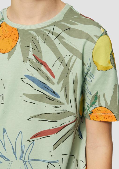 Produktbild S.Oliver T-Shirt T-Shirt mit All-over-Print (146, 152)