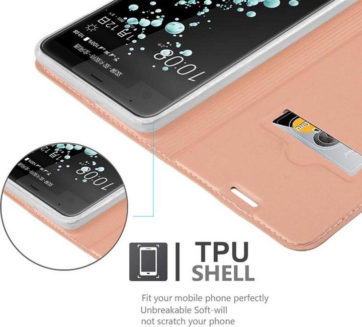Produktbild Cadorabo Book Classy Style Cover (HTC U Ultra)