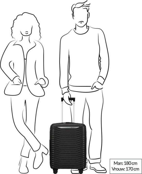 Image du produit Samsonite Valise de voyage - Upscape Spinner 4 wiel 55/20 Uitbreidbaar Blue Nights (39 l)