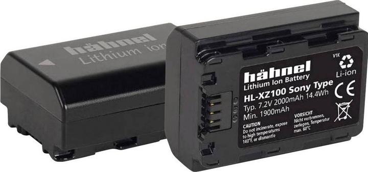 Actual product image Hähnel Replacement battery HL-XZ100 for Sony FZ100 (Camera battery)