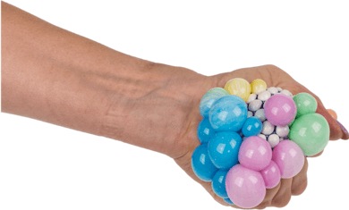 Produktbild Out of the blue Quetschball im Netz sortiert