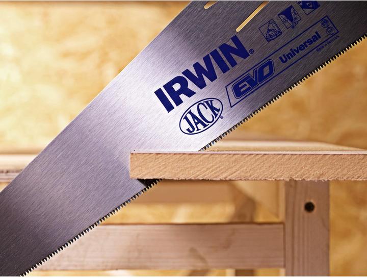 Immagine prodotto Irwin Sega a mano EVO 525 mm, dentatura universale 8T / 9P, temprata, impugnatura 2K, 10507858, 2,0 x 12