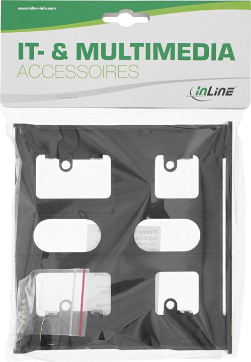 Actual product image InLine Floppy mounting frame with screws