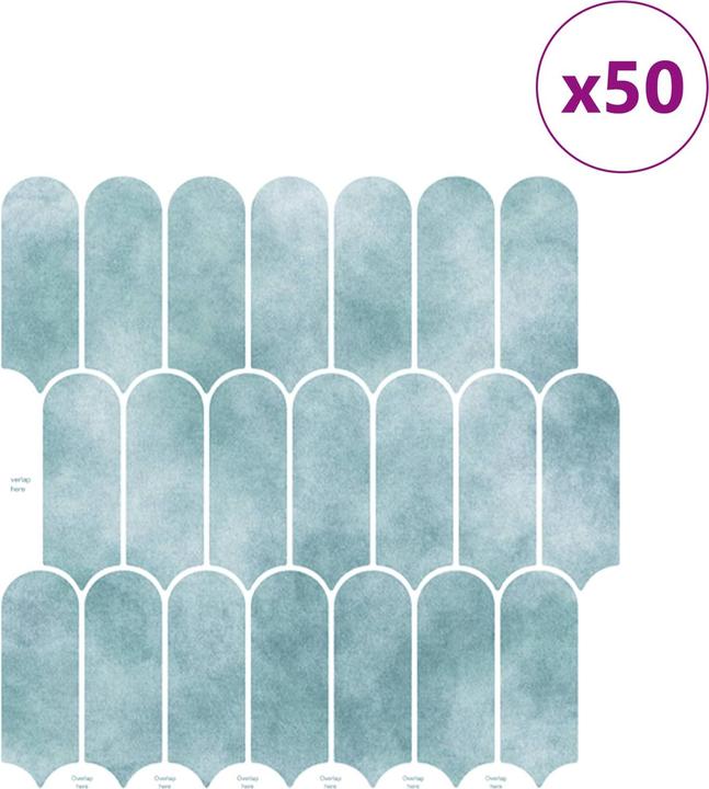Produktbild vidaXL Federn Fliesen Kunst
