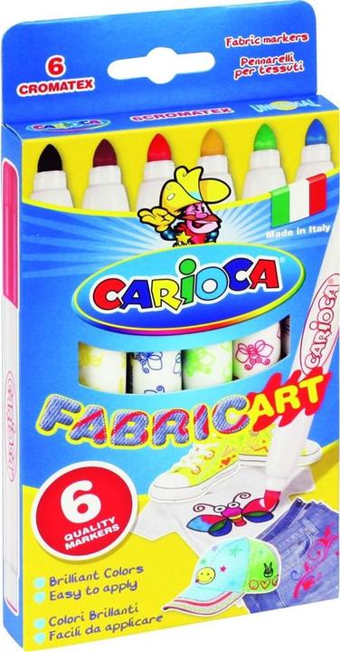 Actual product image Carioca Textile marker Fabric (6x)