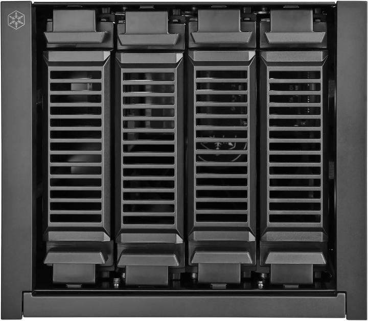 Produktbild Silverstone Technology SST-FS304B-V, DREI 5,25-Zoll-Geräteeinschübe an Vier 3,5-Zoll-SAS 12G / SATA