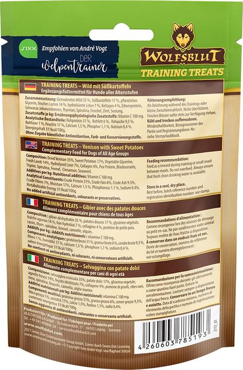 Actual product image Wolfsblut Dog snack (Adult, 1 pcs., 80 g)