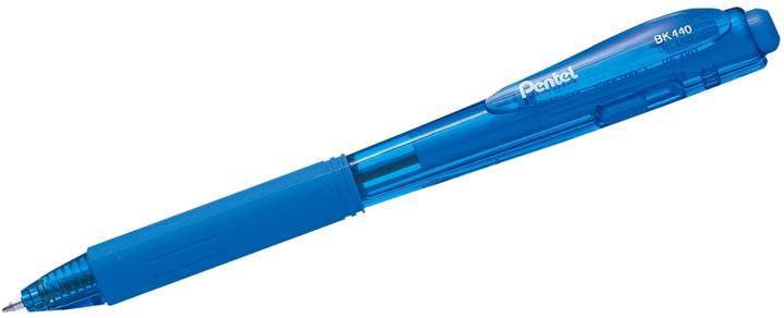 Produktbild Pentel Kugelschreiber BK440 blau Schreibfarbe türkis (Hellblau, Türkis, 1x)