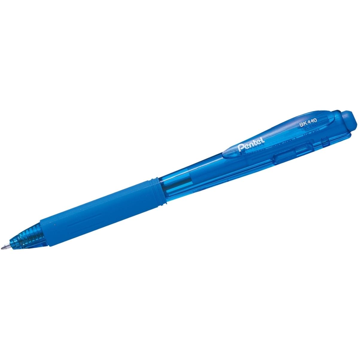 Pentel, Schreibstifte, Kugelschreiber BK440 blau Schreibfarbe türkis (Hellblau, 1 x)