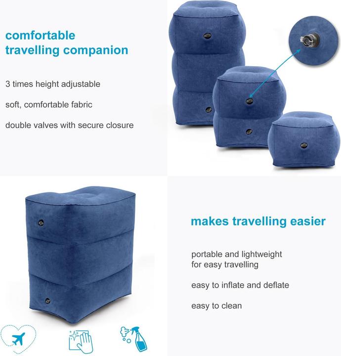 Image du produit Intirilife Repose-pieds (46 x 46.5 x 47.5 cm)