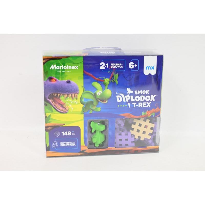 Marioinex Mini wafers Diplodocus and T-Rex 148el 06217 (Polnisch)