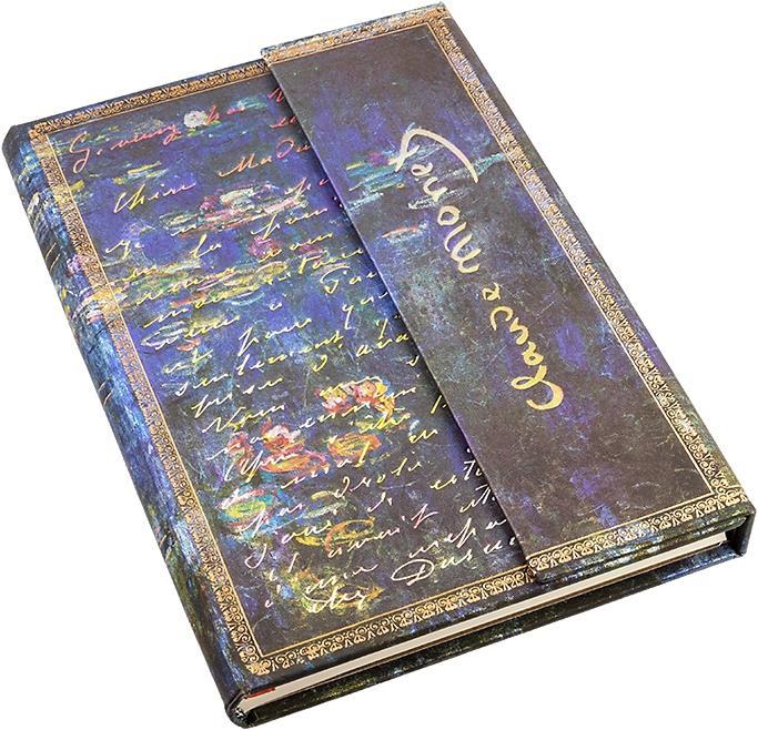 Actual product image Paperblanks Monet (water lilies) letter to Morisot (B6, Lined, Hardcover)