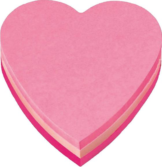 Image du produit Post-it Coeur (70 x 70 mm)