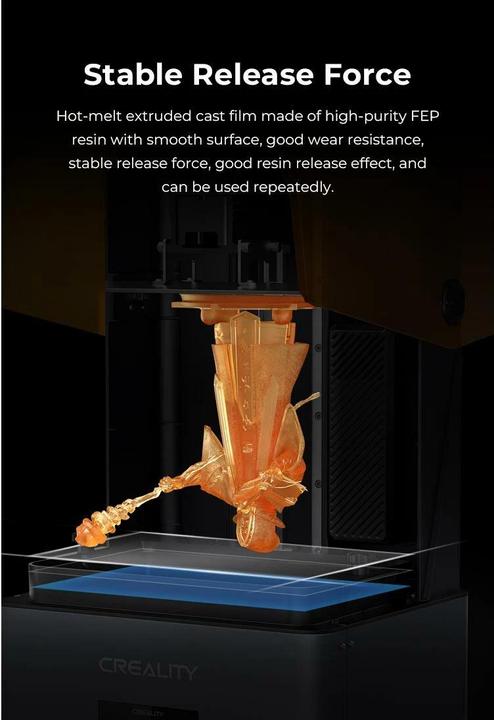 Image du produit Creality Pièce de rechange Films FEP pour imprimantes résine, 5 pièces (Pièce de rechange)