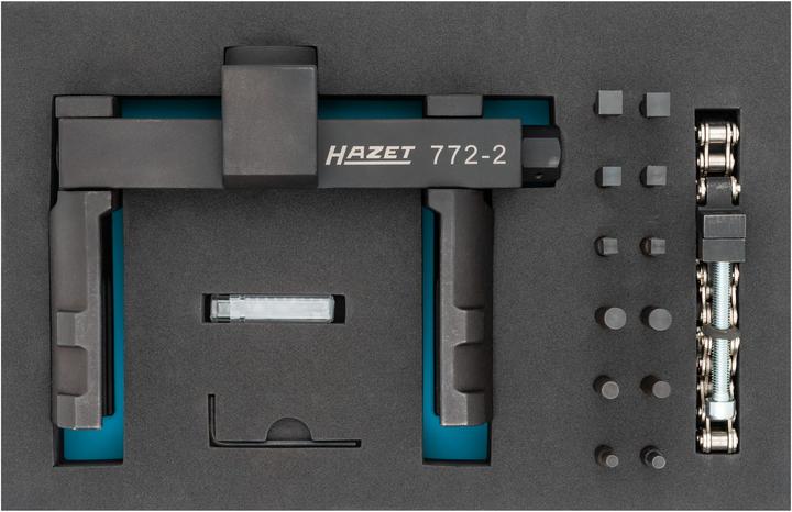 Produktbild HAZET Universal Achs- und Nutmuttern-Schlüsseleinheit Werkzeug Satz 772-2/16 ∙ Vierkant20 mm (3/4 Z…