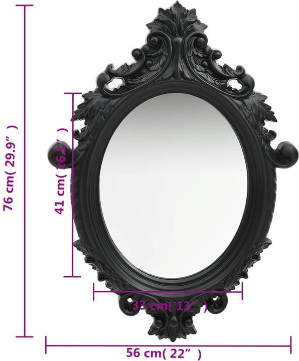 Immagine prodotto vidaXL Wandspiegel (56 x 76 cm)