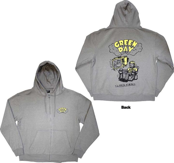 Image du produit Green Day Longview Doodle Back Print (Zipper-Hoodie) (L)