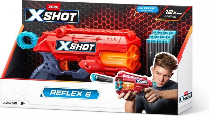 Produktbild Xshot Excel - Reflex 6 Blaster mit Darts