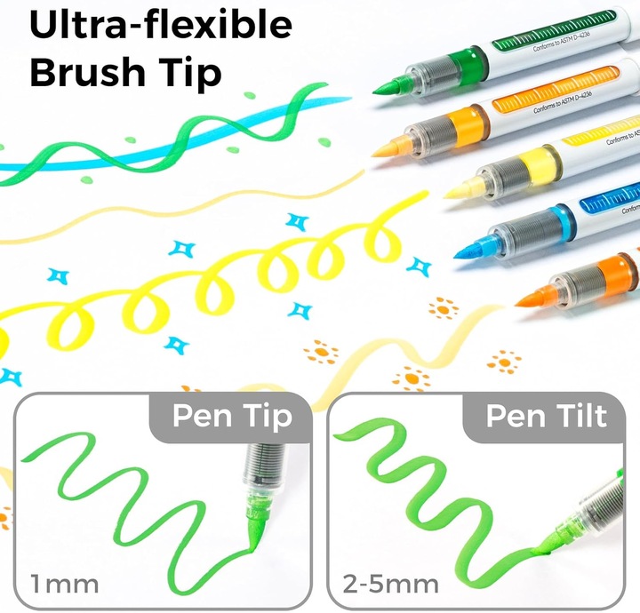 Produktbild Ohuhu Acrylmarker (Mehrfarbig, 3 mm, 24 x)