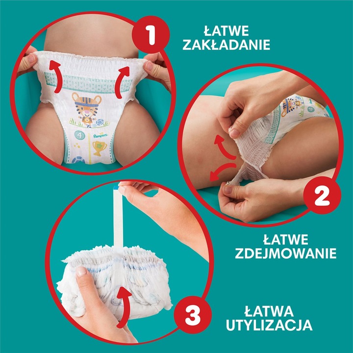 Actual product image Pampers Pants (Size 5, Half month box, 96 Piece)