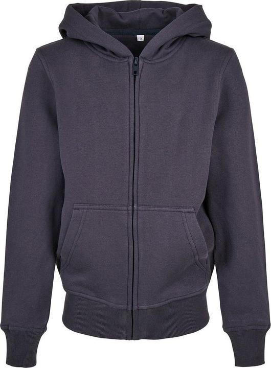 Build Your Brand Basic Hoodie mit durchgehendem Reissverschluss