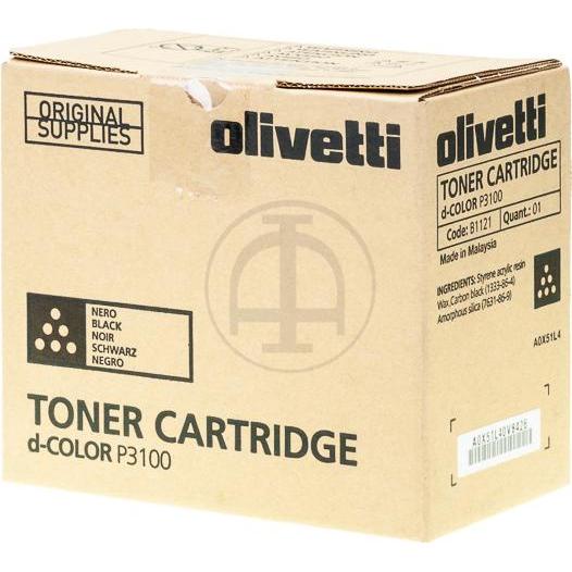 Thumbnail - Olivetti, Toner, Schwarz - Original - Tonerpatrone (BK)