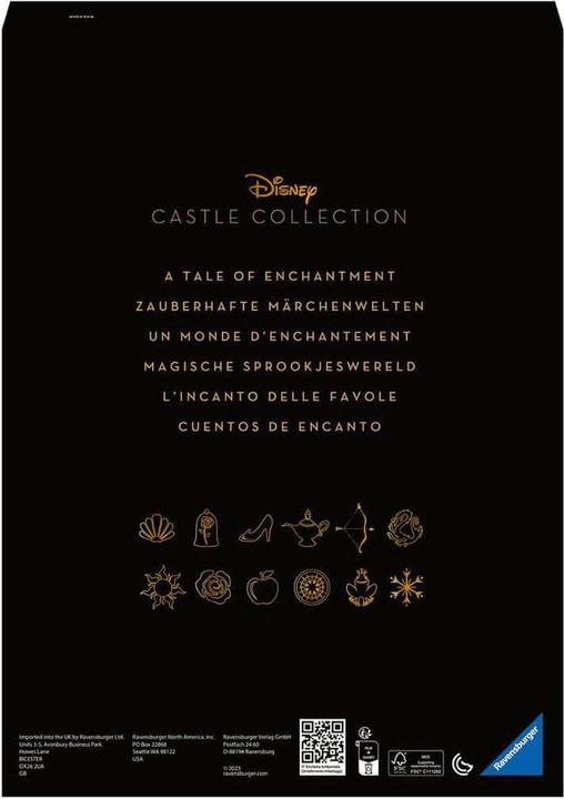 Immagine prodotto Ravensburger Puzzle 12000259 - Cenerentola - Puzzle da 1000 pezzi collezione Castello Disney per (1000 pezzi)