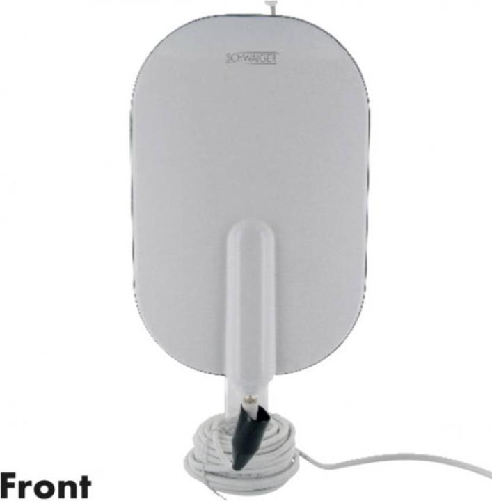 Produktbild Schwaiger DTA4000 011 - Outdoor - Weiss - 8,5 m - 36 dB - Duale Polarisation - DVB-T,DVB-T2 (Flachantenne, DVB-T / -T2)