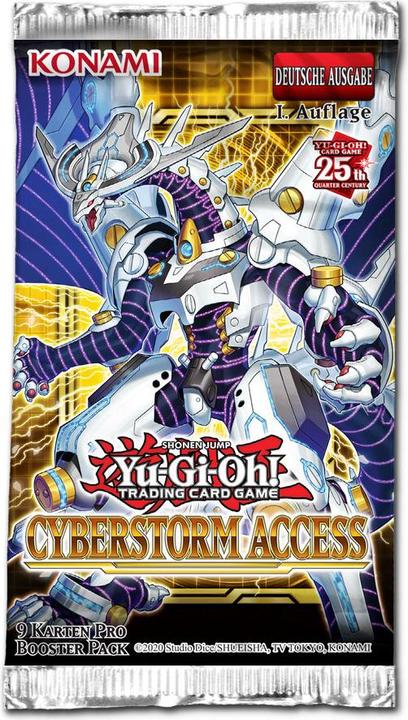 Produktbild Yu-Gi-Oh Cyberstorm Access Booster -! - DE (Deutsch, Booster Pack)