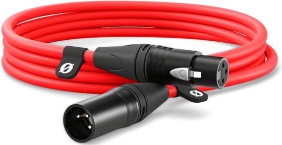 Actual product image RØDE XLR-3 Red (3 m, XLR)