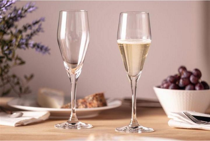 Produktbild Leonardo Sektglas Twenty4 220 ml, 6 Stück, Transparent (22 cl, 6 Gläser, Sektgläser)