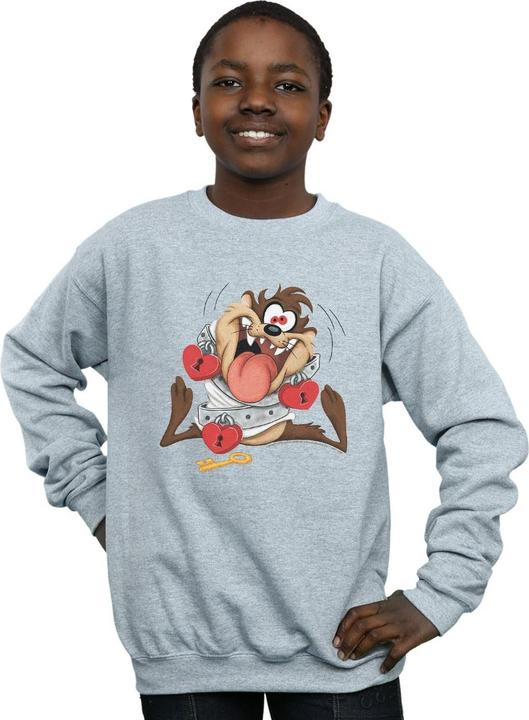 Produktbild Looney Tunes Taz Valentine's Day Madly In Love Sweatshirt Jungen (116)