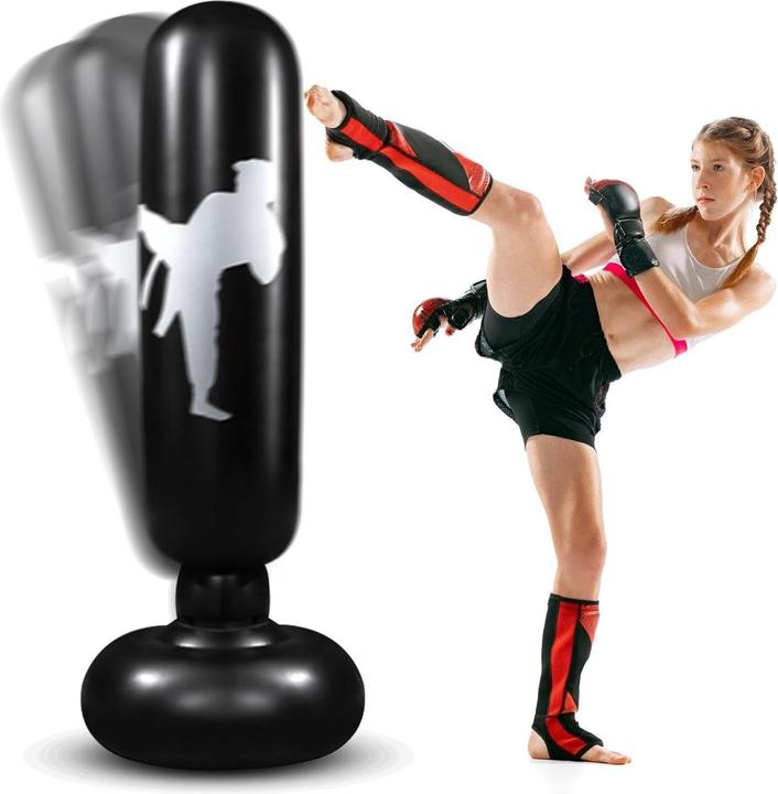 Immagine prodotto Cbx Sacco da boxe gonfiabile, sacco da boxe in piedi, 160 cm (55 cm)