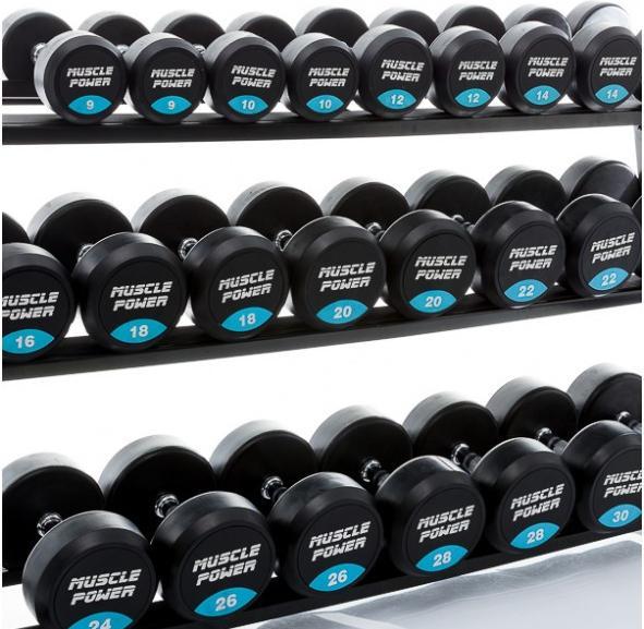 Actual product image Muscle Power Dumbbell Rack Three Tier