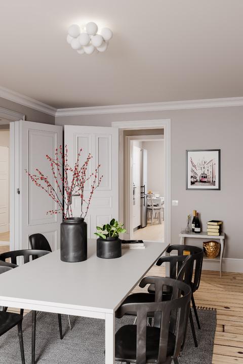 Image du produit By Rydens Grand plafonnier Ø30 Matt White (G9)