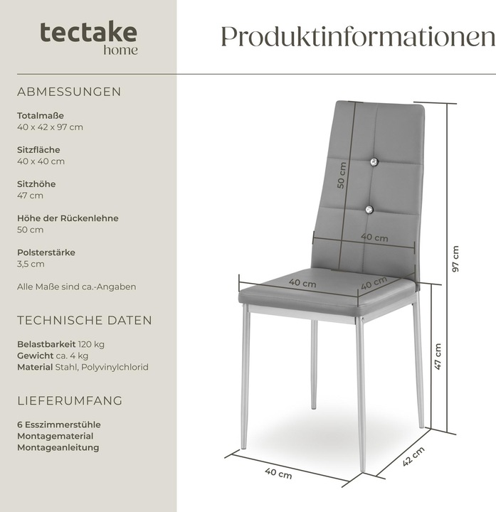 Actual product image tectake Julien