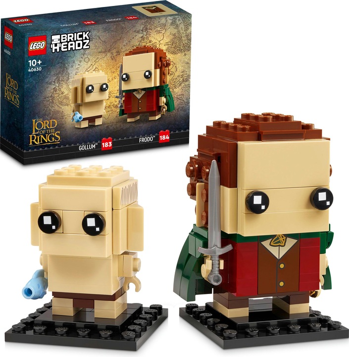 Actual product image LEGO Brickheadz Frodo & Gollum (40630, LEGO Brickheadz)