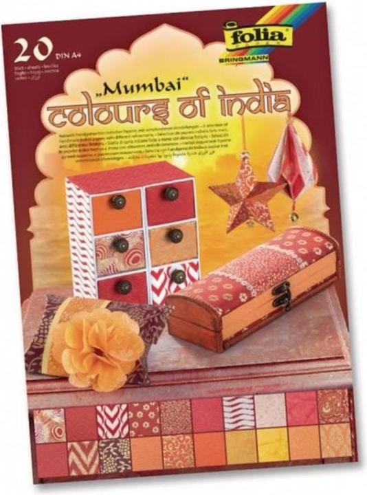 Produktbild Folia Motivblock India Mumbai (170 g/m², 20x)