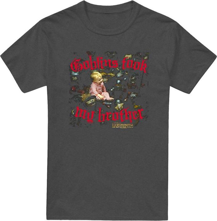 Produktbild Goblins Took My Brother TShirt meliert (M)