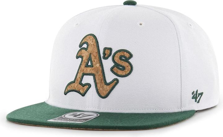 Actual product image 47 Brand Captain Snapback Cap - Corkscrew Oakland Athletics