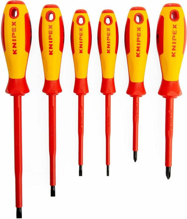 Image du produit Knipex Jeu de tournevis VDE (Vis fendues, Recouvrement cruciforme Phillipps (PH))