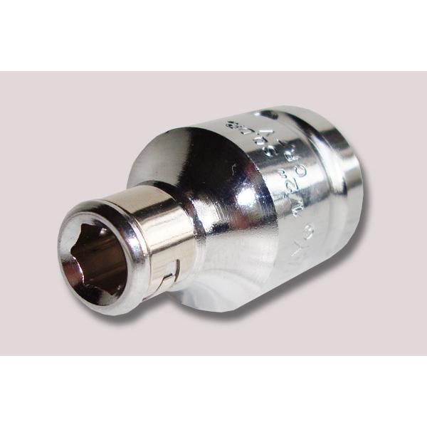 Jonnesway, Steckschlüssel + Stecknuss, ADAPTER 1/2" DO KOŃCÓWEK 6kt. 5/16"
