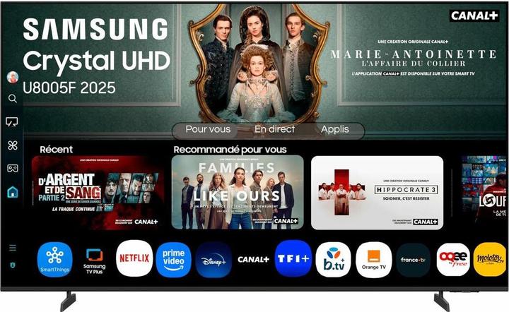 Image du produit Samsung TU50U8075FU (50", LED, 4K, 2025)