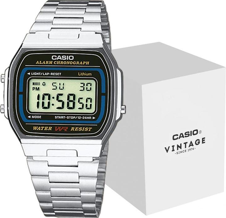 Produktbild Casio Vintage A164wa-1ves (Chronograph, Digitaluhr, 36.80 mm)