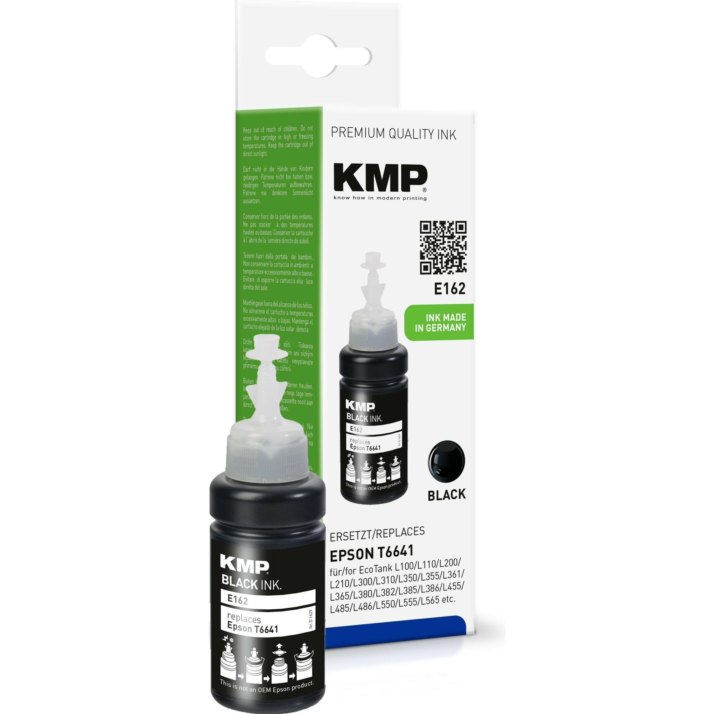 KMP, Druckerpatrone, Tinte ersetzt T6641 (BK)