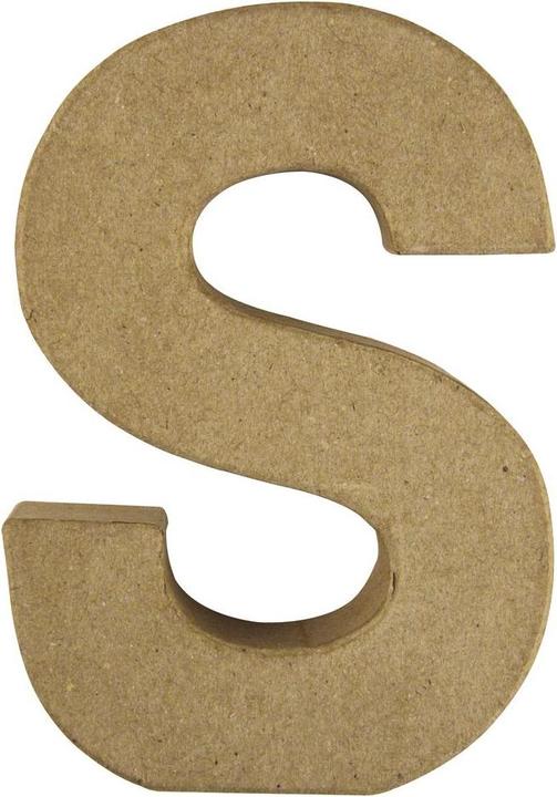 Produktbild Rayher Pappmaché Buchstabe S, FSC Recycled 100%
