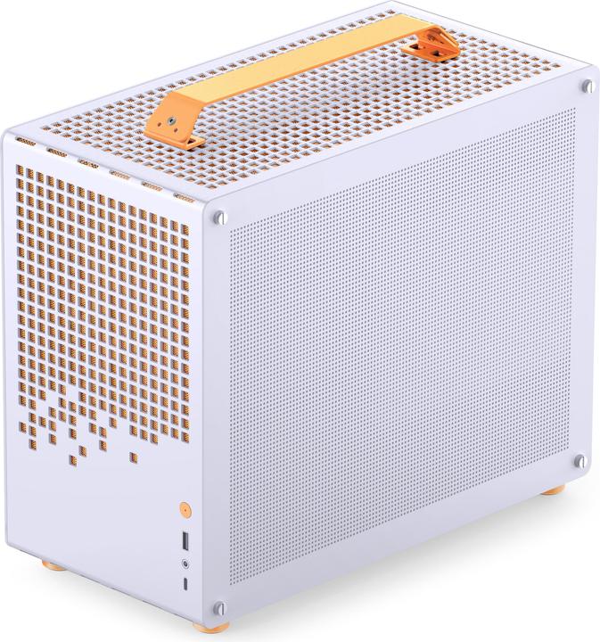 Produktbild Jonsplus MATX Handle Case Z20 - White-Orange (mATX)